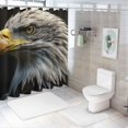 thumbnail image 7 of Orinice Symbolism Bathroom Decor Set - Colorful Luxurious Graphic Print Polyester Fabric Shower Curtain Set with Hooks, 100% Polyester, Chic Modern Design, Waterproof, Easy Install 69x72, 7 of 7