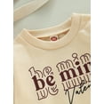 thumbnail image 5 of Bagilaanoe Toddler Baby Girl Boy Valentine’s Day Sweatshirt Long Sleeve Letter Print Pullover 12M 18M 24M 3T 4T 5T Kids Loose Tee Tops, 5 of 9