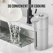 Automatic Soap Dispenser Touchless, Simple Physical Adjustment Hand Soap Dispenser,Low Battery Consumption Dish Soap Dispenser Kitchen Bathroom,Hands Free Auto Soap Dispenser