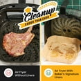 thumbnail image 3 of 250Pcs 8” Square Air Fryer Paper Liners,Disposable Liners for 5-8 qt Basket, 3 of 8