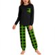 thumbnail image 1 of Conjuntos de blusa y camisa de manga larga con cuello redondo para niños y niñas de 5 a 14 años. Conjunto de top y pantalón con mangas estampadas., 1 of 9