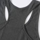 thumbnail image 5 of Camiseta sin mangas de cuello redondo para hombre, de color liso, sin mangas, a rayas, de punto, para fitness, deportiva, ajustada, con espalda cruzada, básica, informal, para hombre, 5 of 6