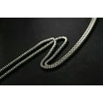 thumbnail image 6 of QQTDFG 925 Sterling Silver Men's Popcorn Chain Necklace A2422-3mm-24" - 60cm, 6 of 9