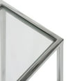 thumbnail image 4 of Kate and Laurel Jaspur Modern Slim End Table, 16 x 8 x 24, Silver, Decorative Glam Side Table for Use as Narrow Bedroom Nightstand or Living Room Accent, 4 of 6