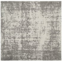 SAFAVIEH Classic Vintage Rothesay Oriental Area Rug, Silver/Ivory, 6' x 6' Square