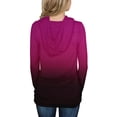 thumbnail image 5 of Sudaderas Onlypuff para mujer, sudaderas con capucha y manga larga con efecto anudado, 5 of 5