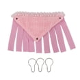 thumbnail image 1 of Pet Hammock Tent, Lace Multifunction Comfortable Hamster Hideout With Tassels For  For Guinea Pig For Bunny Pink, 1 of 8
