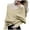 White, variant on Women Fashion Solid Color V Line Neck Off The Shoulder Knitted Pullover Sweater Scarf Classic Winter Shawls Wraps