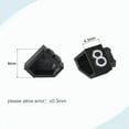 thumbnail image 3 of Unique Bargains Réglable Mini Cube Prix Étiquette Numéro d'Affichage Argent sur Noir, 6.3x9mm, 14 set, 3 of 5
