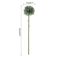 thumbnail image 2 of Cabezas de flores artificiales Uxcell Crisantemo Hidrangea Verde Flores Falsas 10Pcs, 2 of 6