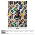 thumbnail image 4 of HENGT Dirt Bike Blanket Soft Cozy Motorcycle Blanket Motorcycle Gifts for Toddler Women Men Motorbike Extreme Sport Lover Gifts Motocross Rider Blanket for Couch Bed Outdoor for Kids/Child, 4 of 6