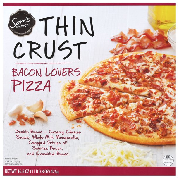 Sam�s Choice Frozen Thin Crust Bacon Lovers Pizza
