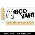 thumbnail image 2 of Boo Yah Ghost Teacher Student School Self-Inking Rubber Stamp Ink Stamper - Brown Ink - Small 1-1/2 Inch, 2 of 7