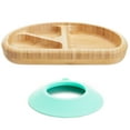 thumbnail image 6 of Munchkin® Bambou™ Divided Suction Plate for Babies and Toddlers, Teal, Unisex, 6 of 10