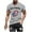 Gray, variant on UVEASISHA Football T Shirts for Men Game Day Short Sleeve Crewneck Graphic Tees Big and Tall Casual Slim Fit Workout Shirt Fashion Streetwear Tshirts White M