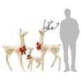 thumbnail image 6 of vidaXL Reindeer Family Gold Mesh, Metal Large Reindeer Family Other, 6 of 6