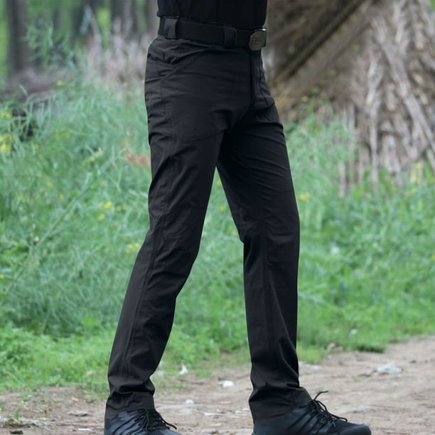 Pantalones largos para hombre, pantalones de senderismo con bolsillos, resistentes al agua y antidesgarros, pantalones militares de carga para pesca.