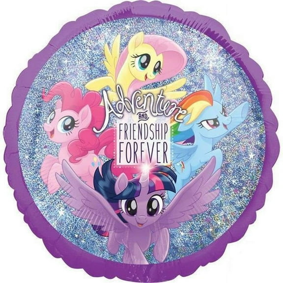 Anagram 18 in. My Little Pony Holographic Friendship Adventure Foil Balloon