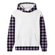 thumbnail image 5 of Sudadera con capucha para niños, cuello redondo, manga larga, ropa de abrigo para niños de talla mediana y grande, jersey, blusa de poliéster para niños, 5 of 5