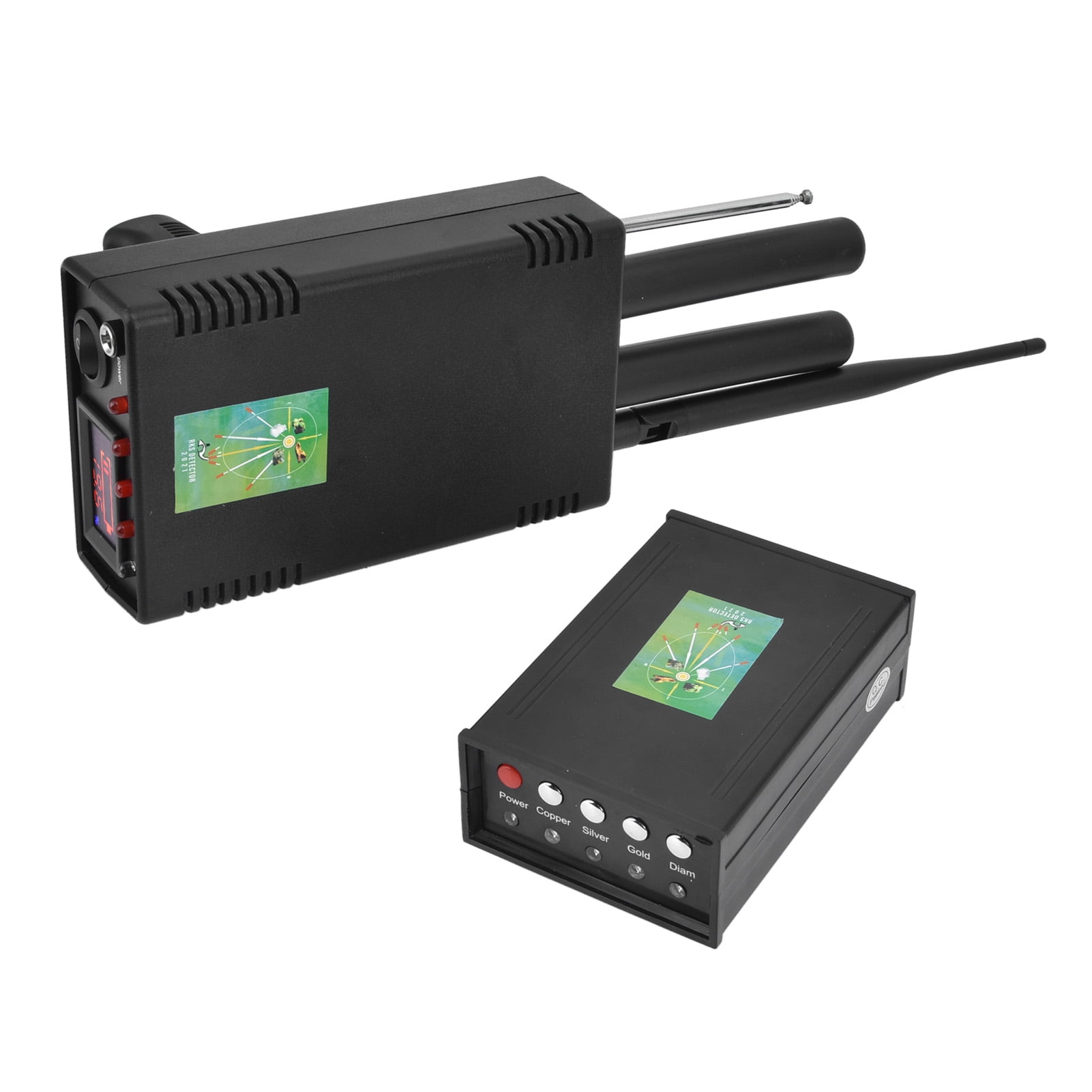 Spptty Gold Detector, Long Range Metal Detector Precise Positioning For