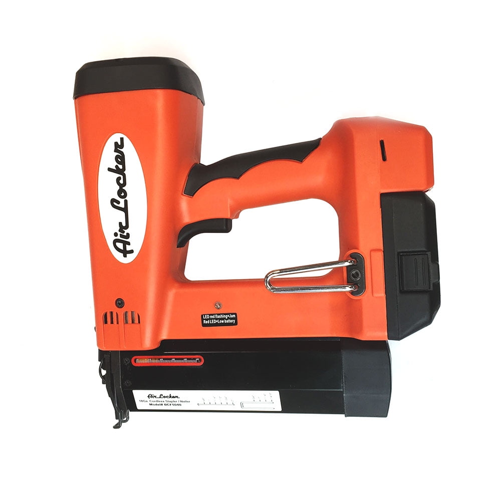 Cordless 18V, 18 Gauge, 1/4" Narrow Crown "L" Wire Stapler, 18 Gauge 2