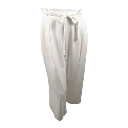 Tommy Hilfiger Women's Tie-Waist Pants (XXL, Ivory)