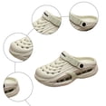 thumbnail image 4 of Rokment Womens Mens Air Cushioned Clogs Garden Shoes Comfortable Arch Support Orthopedic Walking Athletic Water Sandals with Back Straps Beige Size 5.5, 4 of 6
