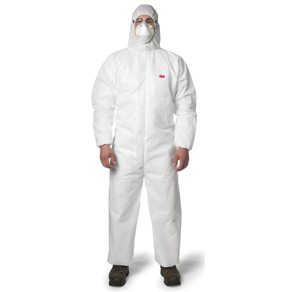 3m 9454000000 antistatic paint spray coverall, s4xl, fabric, white