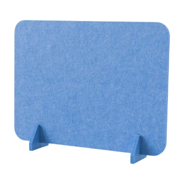 Panel acústico de privacidad para escritorio, separador de muebles, ligero, vertical, 16 x 12 pulgadas azul