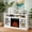 White, variant on Topcobe 48" Electric Fireplace TV Stand with Cabinets for TVs Up to 55", Corner Cabinet, TV Furniture for Living Room, White