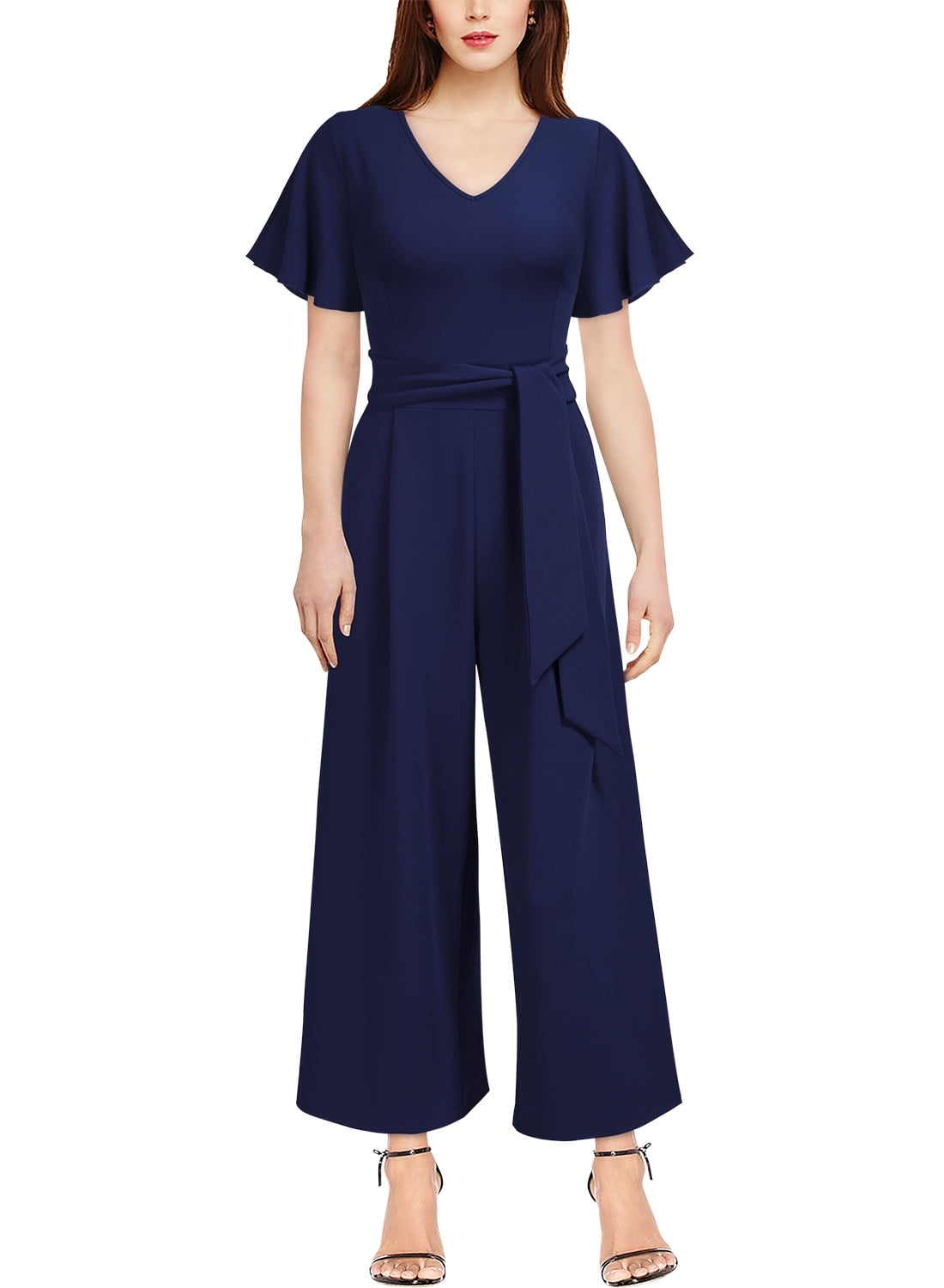 wide leg formal jumpsuit