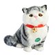 thumbnail image 4 of Modelo de gato de simulación presente juguete para mascotas cola móvil, niños, regalos de San Valentín modelo de mascotas adorno para coche sofá hogar Estilo C, 4 of 10