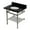 Black Granite / Brushed Nickel, variant on Kingston Brass KVPK3030KBB8 Templeton 30" Black Granite Console Sink with Brass Legs and Shelf (8-Inch, 3-Hole), Black Granite/Brushed Nickel