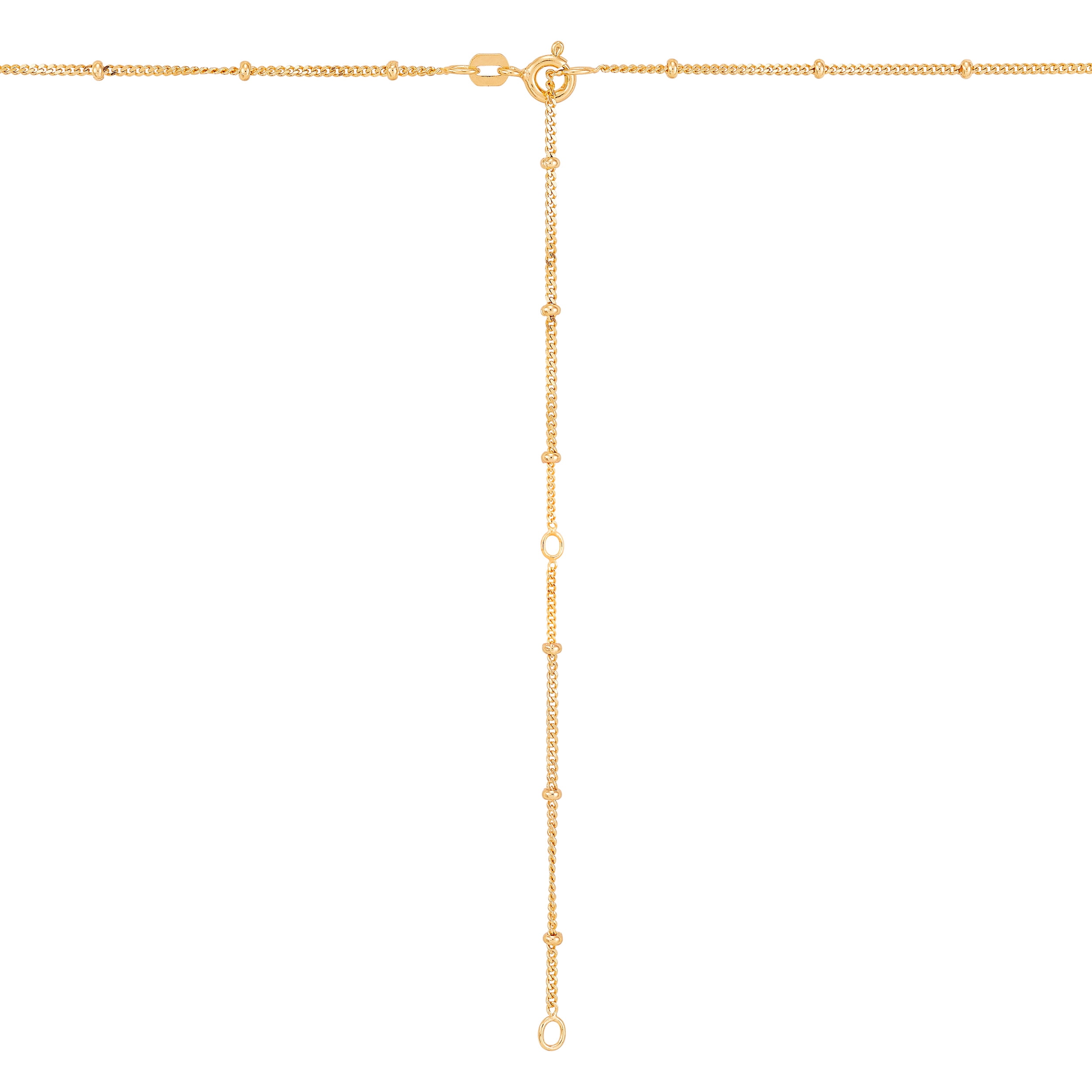 Brilliance Fine Jewelry Capricorn Symbol Pendant in Sterling Silver and 14K Gold Plate,20"