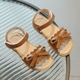 thumbnail image 2 of NOKIO Toddler Girl Sandals Girls' Platform Sandals Girls' Cute Sandals Kids Girls Sandal Summer Solid Color Rubber Sole Alternate Vamp Metal Buckle Birthday Party School Sandbeach, 2 of 9