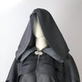 thumbnail image 5 of Unisex Hooded Button Casual Party Retro Gothic Long Cloak Stage Outfit Tops, 5 of 5