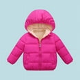 thumbnail image 3 of Esho 1-6T Toddler Girls Boys Winter Warm Hooded Coats Jackets, Kids Zipper Fleece Snow Clothes Outerwear, 3 of 4