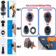thumbnail image 3 of Kits de conectores de barril de lluvia de 9 piezas, conector de tanque de agua duradero con sierra de enchufe, kits de espiga de mamparo de jardín para piscinas, tanques de agua, parques de acuarios, 3 of 5
