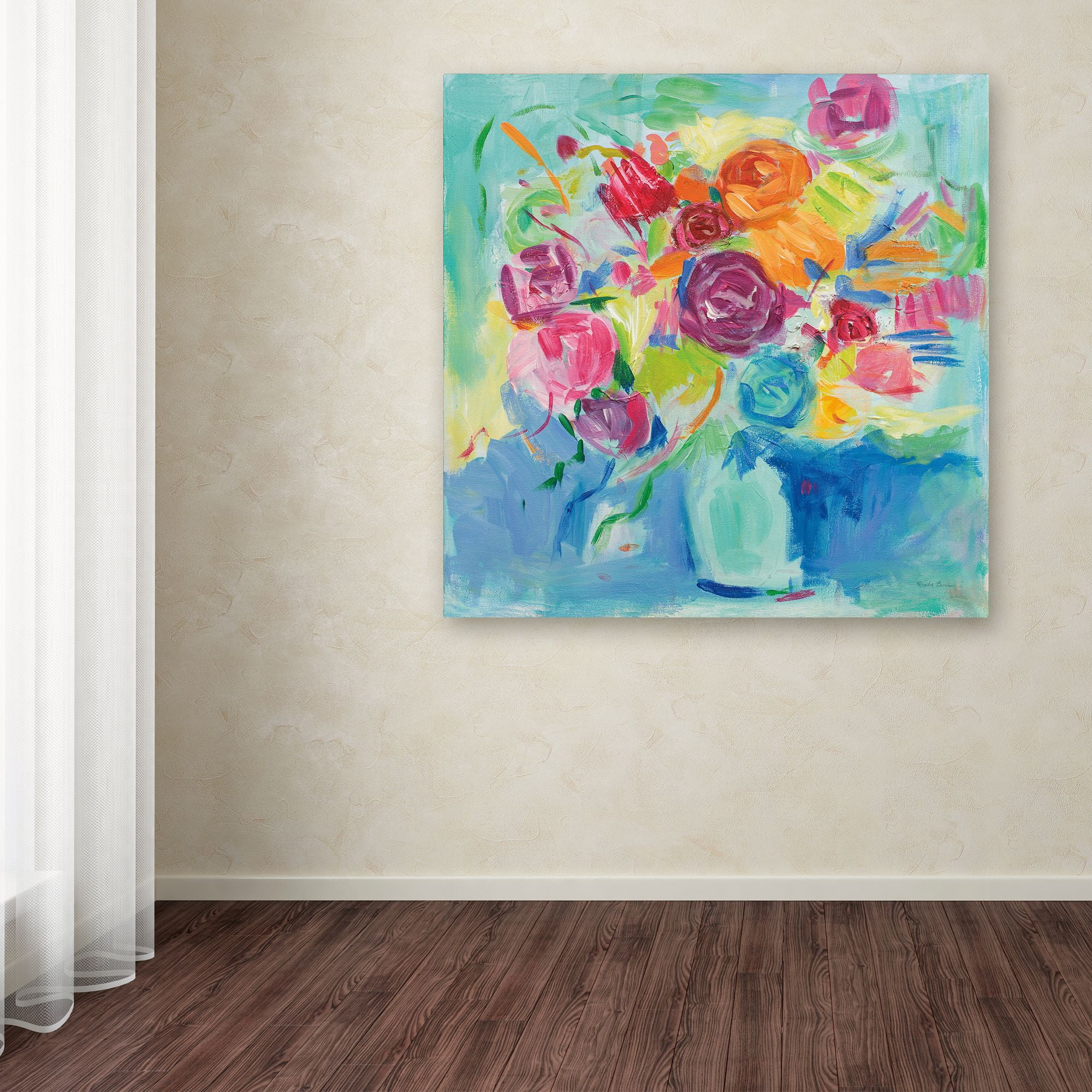 Trademark Fine Art 'Matisse Florals' Canvas Art by Farida Zaman