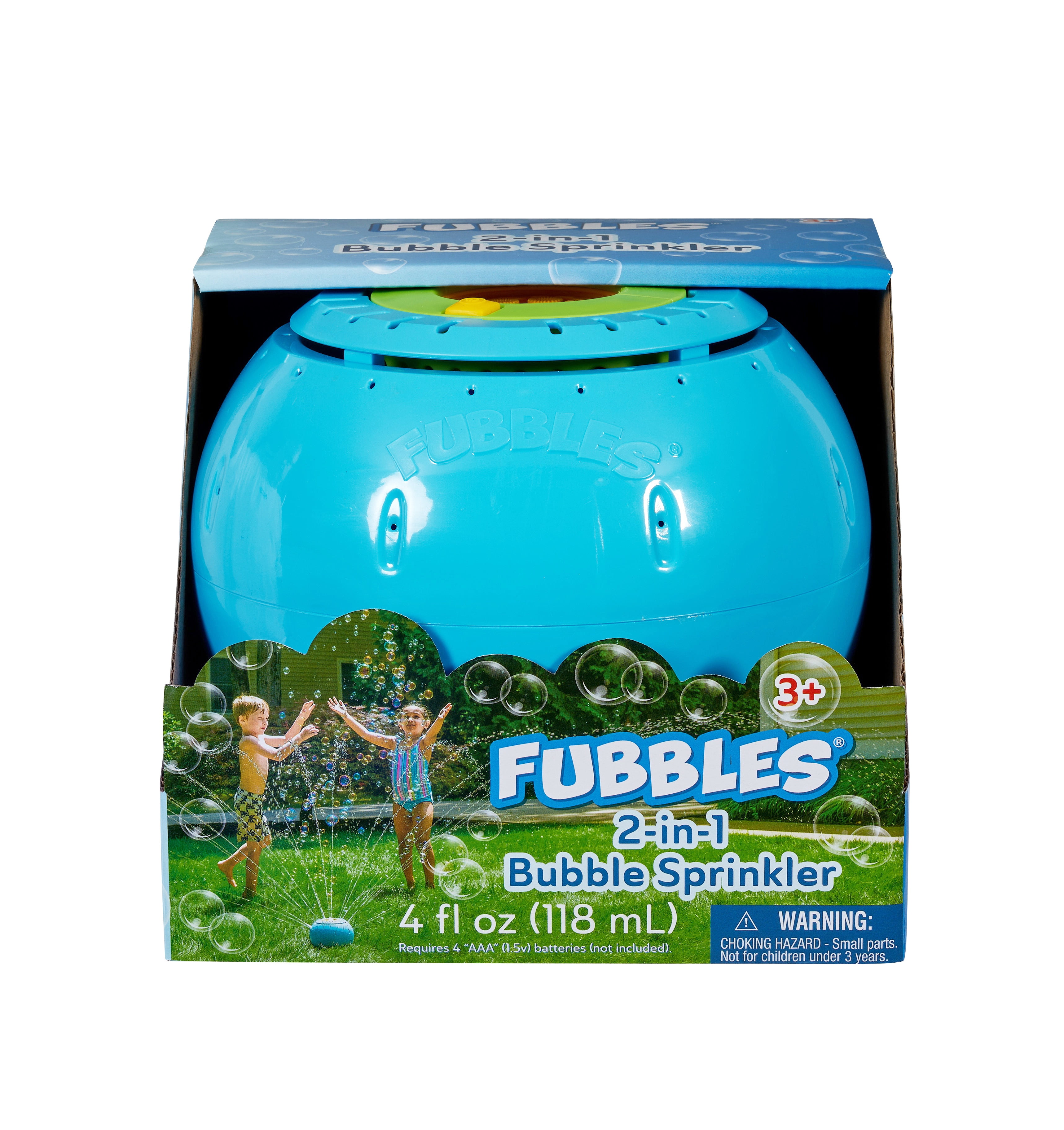 Maxx Bubbles Light up Bubble Blaster - Blue, 4oz Solution