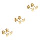 thumbnail image 2 of Jumpingount 400 juegos de pendientes Base en blanco artesanía personalidad Popular plata orejeras decoraciones joyería herramienta de Type1 NO1, 2 of 6
