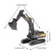 thumbnail image 2 of Children Toy Car Excavator Model Toy Engineering Car Toy Car Simulation Ornament Excavator Engineering Diecast Set, 2 of 2