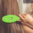 thumbnail image 4 of Healthy Avocado Hair Brush, Fresh Green Fruit Pattern Detangling Paddle Brush, Cute Kawaii Avocado Lover Design, 4 of 8