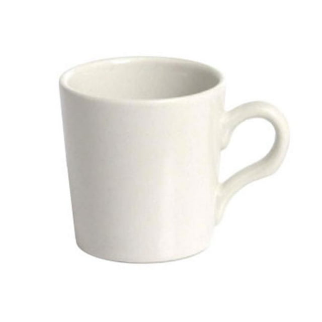 Tuxton China TRE-028 Nevada 2.13 in. Wide Rim Rolled Edge Espresso Cup - Eggshell - 3 Dozen