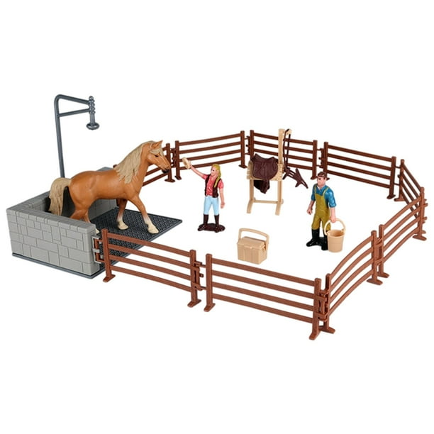 Accesorios de simulación Zulema Caballo Granja Dormitorio Niño y Niña Juego de simulación