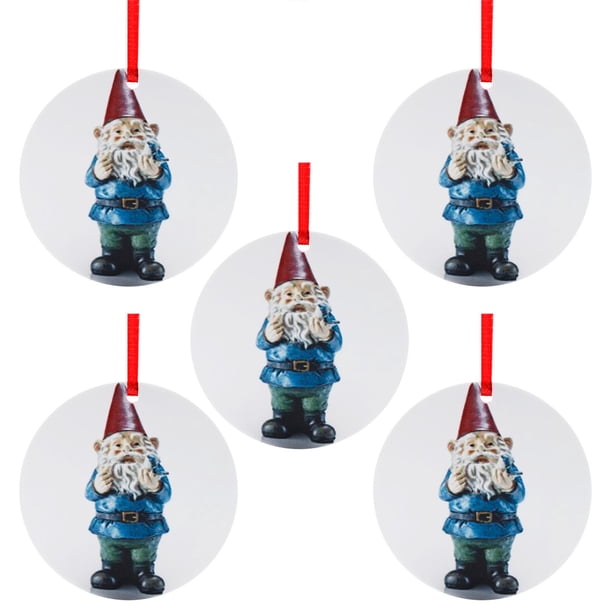 Hot6sl Ofertas y Liquidaciones Adornos para Árbol de Navidad con Colgante con Patrón Divertido de Papá Noel