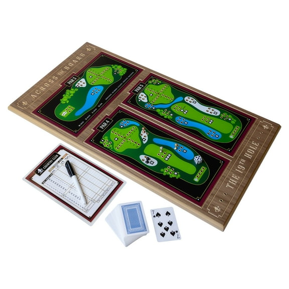19th Hole Handcrafted Golf Board Game from Across the Board