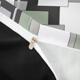 thumbnail image 4 of Homewish Minimalism Block Twin Duvet Cover,Geometric Abstract Twin Bedding,Olive Sage,Black Reversible,2 Pieces,1 Duvet Cover and 1 Pillowcase, 4 of 6
