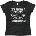thumbnail image 3 of Inktastic Quilter Gift Time For Quilting Women's T-Shirt, 3 of 5
