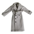 thumbnail image 4 of lionlar Manteau Figurine Articulée 1/12 Fête Unique Mignon Mini Mode Accessoires Réalistes Gris Blanc, 4 of 8